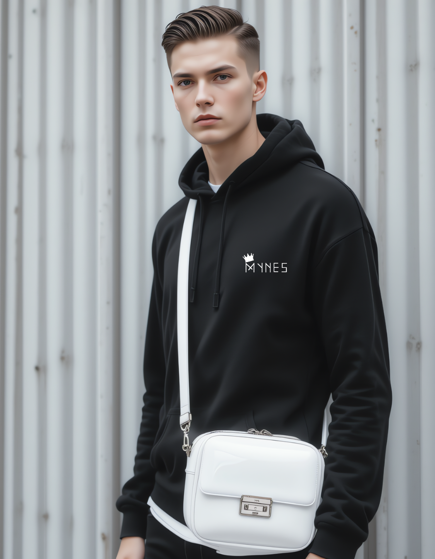 Black Hoodie with Inspirational Quote