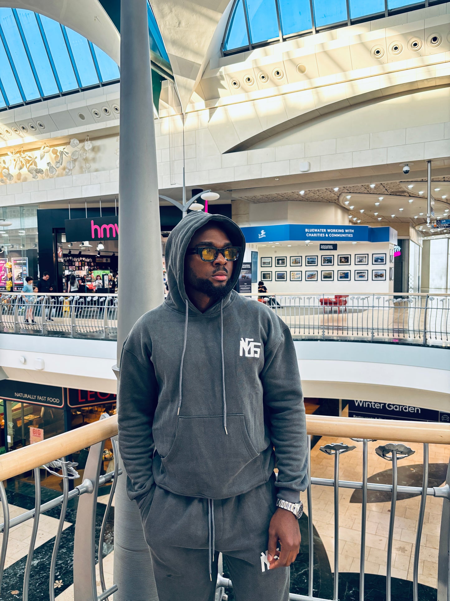 Unisex Hoodie & Joggers with Mynes symbol