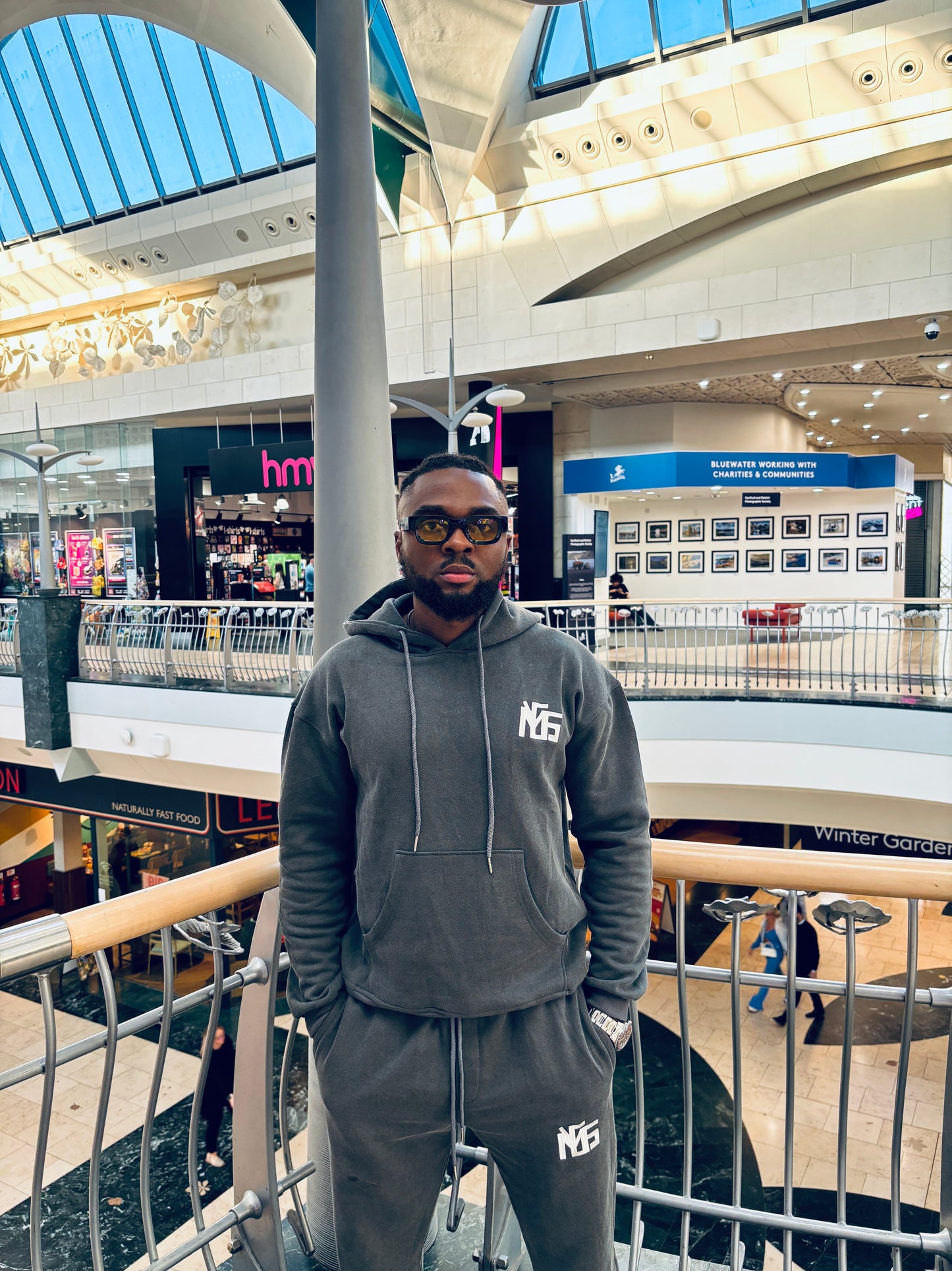 Unisex Hoodie & Joggers with Mynes symbol