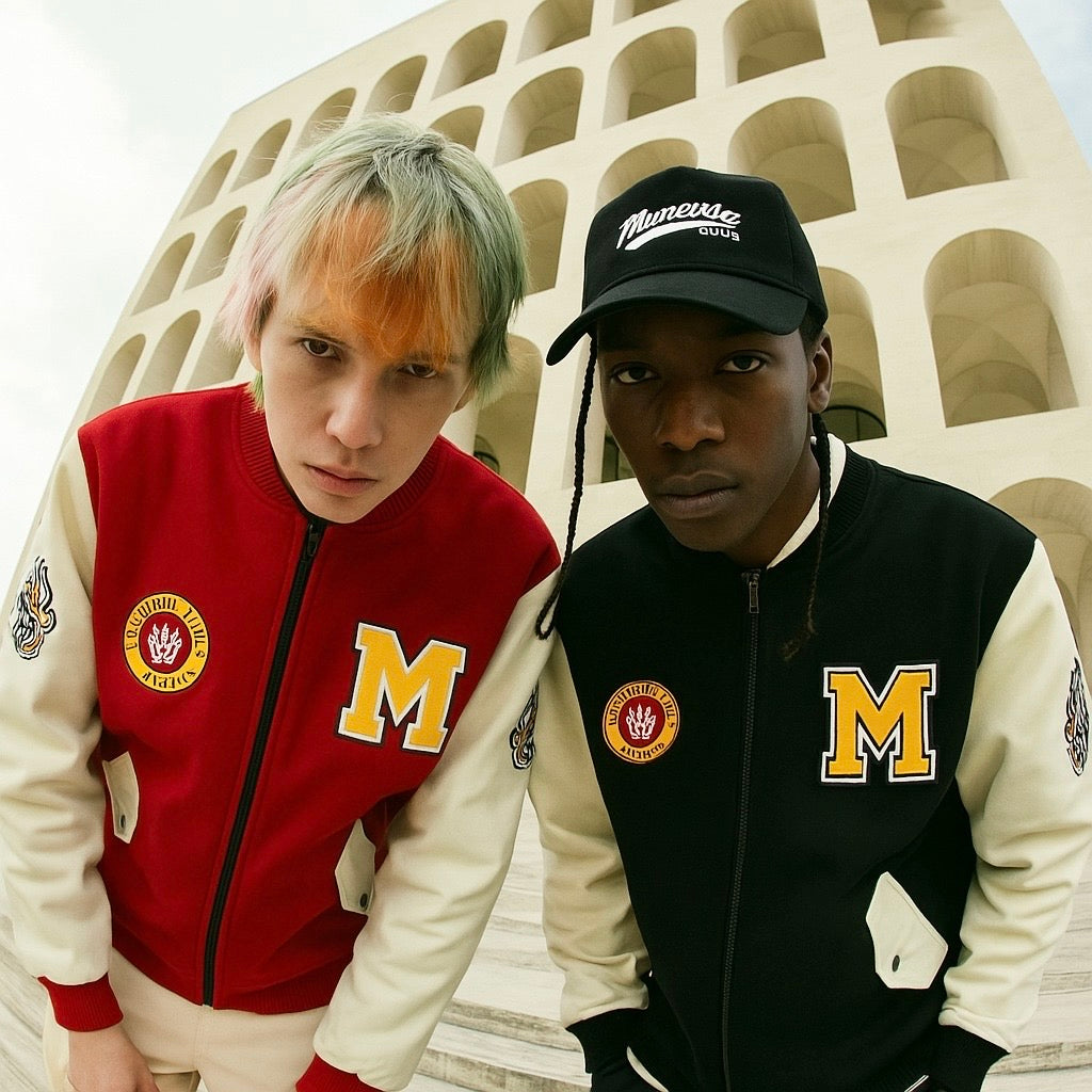 Embroidered Men’s Classic Varsity Jacket