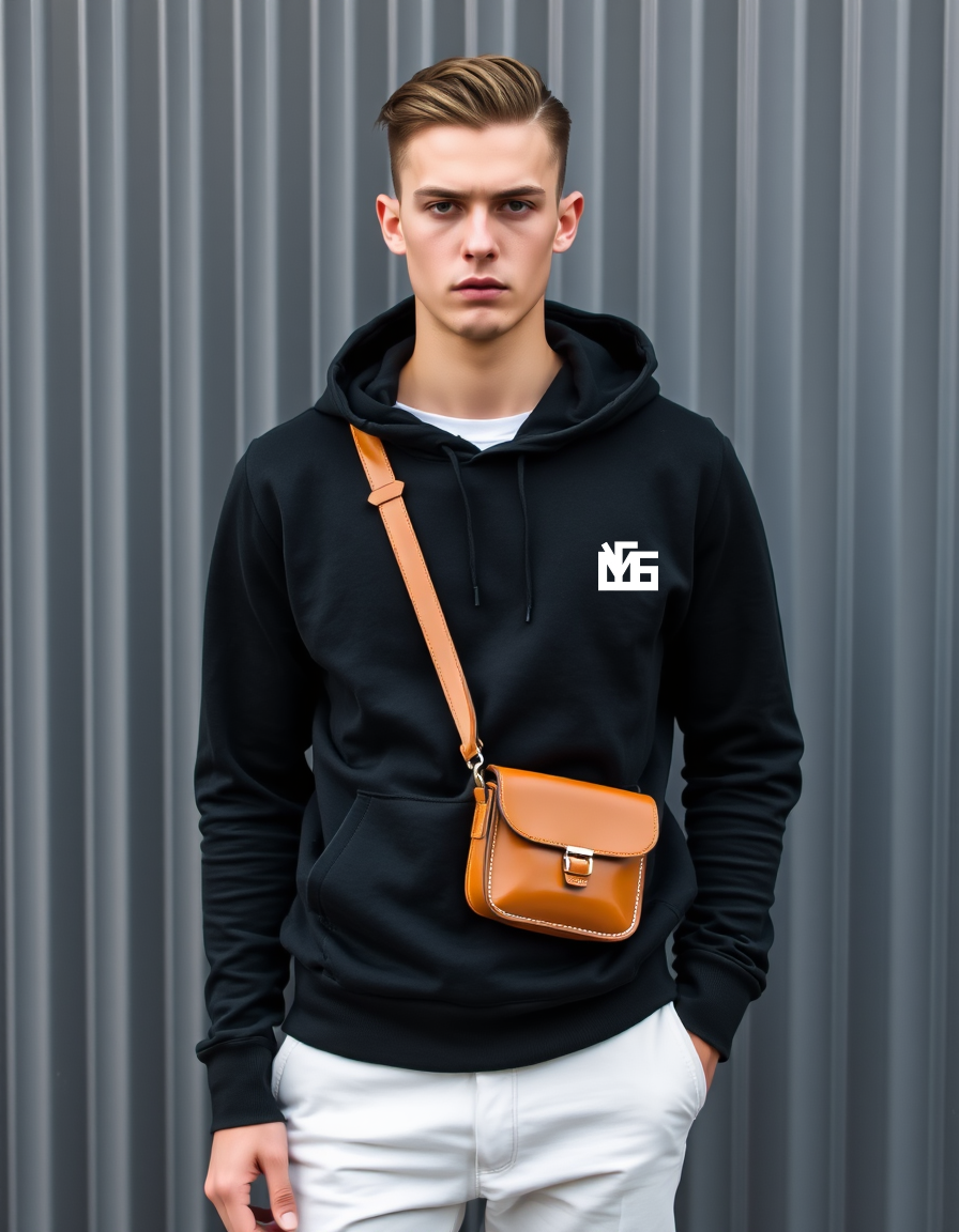 Black Hoodie with Inspirational Quote