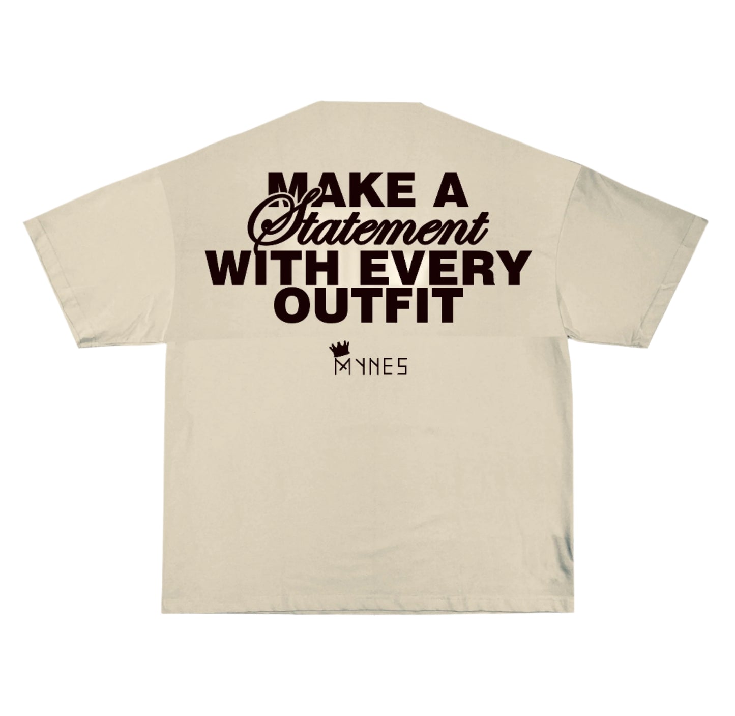 Premium fabric T-Shirt with Mynes symbol