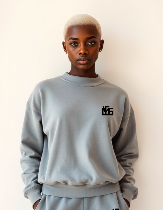 Silver colour sweatshirt for both male and female