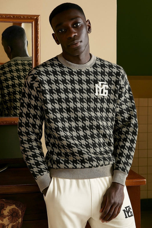 Embroidered MynS Sweatshirt For Men