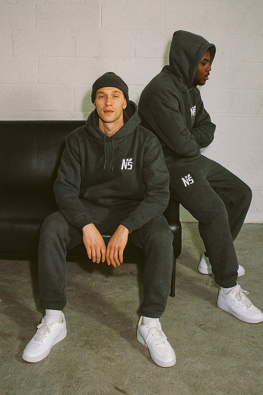 Unisex Hoodie & Joggers with Mynes symbol