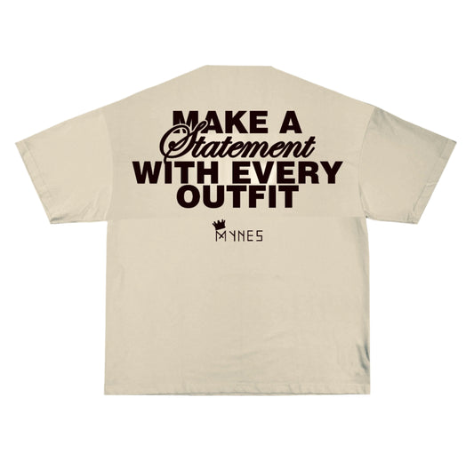 Premium fabric T-Shirt with Mynes symbol